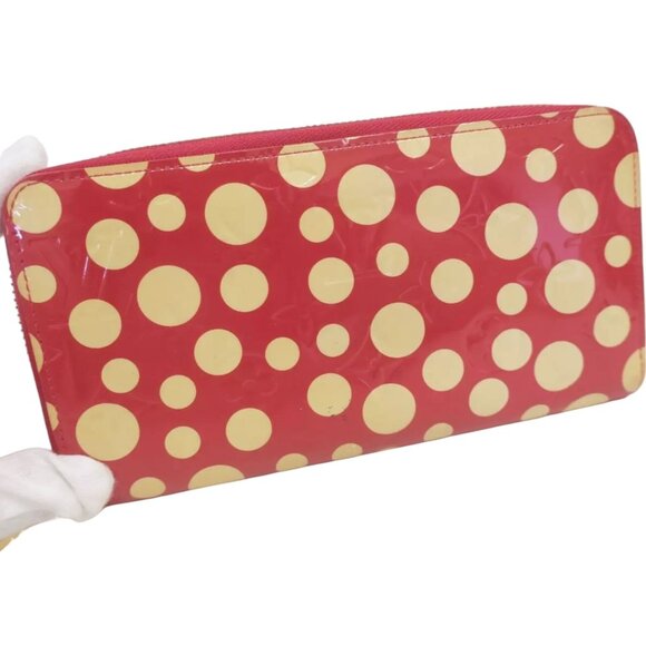 Louis Vuitton Handbags - 360317AM (V5) Louis Vuitton Wallet Dot Infinity Rouge Yayoi Kusama Long Red Leat